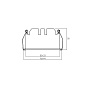 ART-GR44 x3 LED Светильник встраиваемый Downlight   -  Встраиваемые светильники 